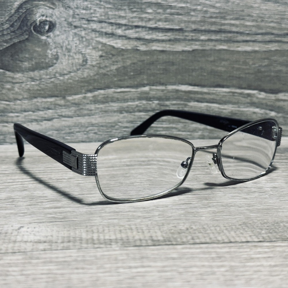 Valentino 5721/U 085K Eyeglass Frames Mens 54-17-135 Black Rectangular‎ Metal